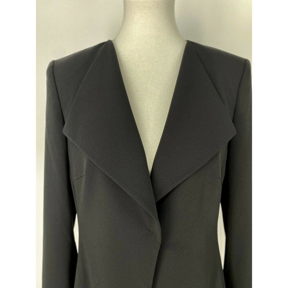 Basler Venice Black Pointed Hem Short Blazer Jacket Womens Size 38 US 8 Career - Picture 3 of 12